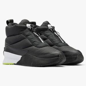 Sorel Out N About™ III Puffy Zip Black/White 6.5